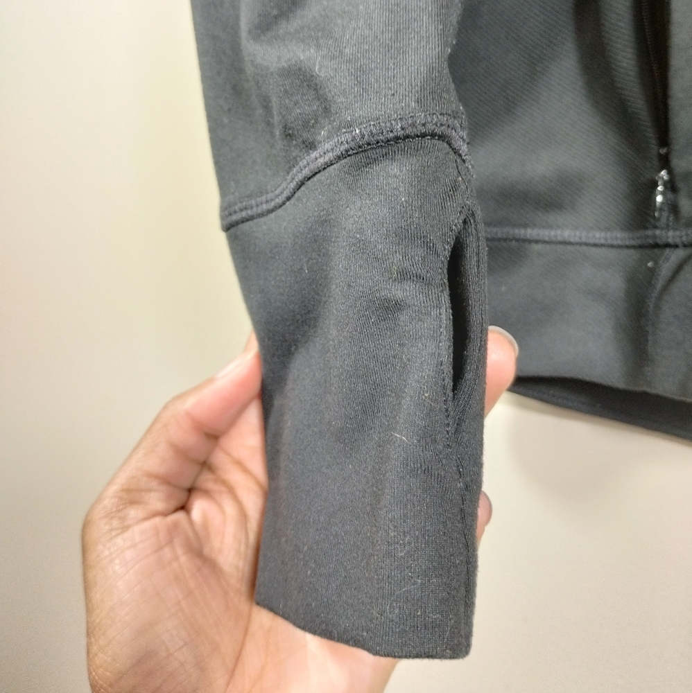 Gap BodyFit Long sleeve Athletic Jacket Black zip up - Picture 15 of 16
